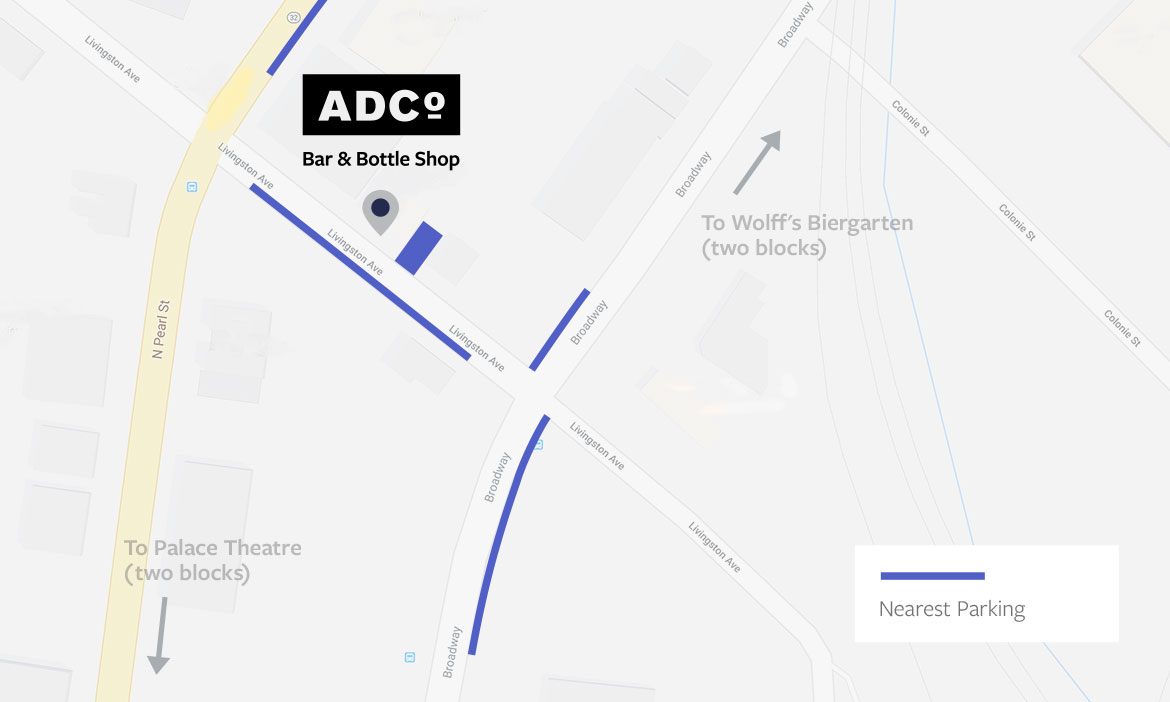 ADCo Bottle Shop Map