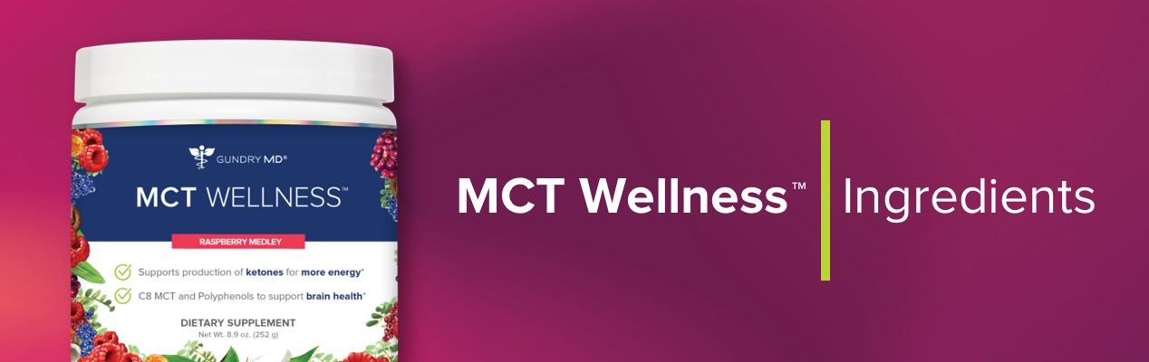 Gundry MD MCT Wellness Ingredients