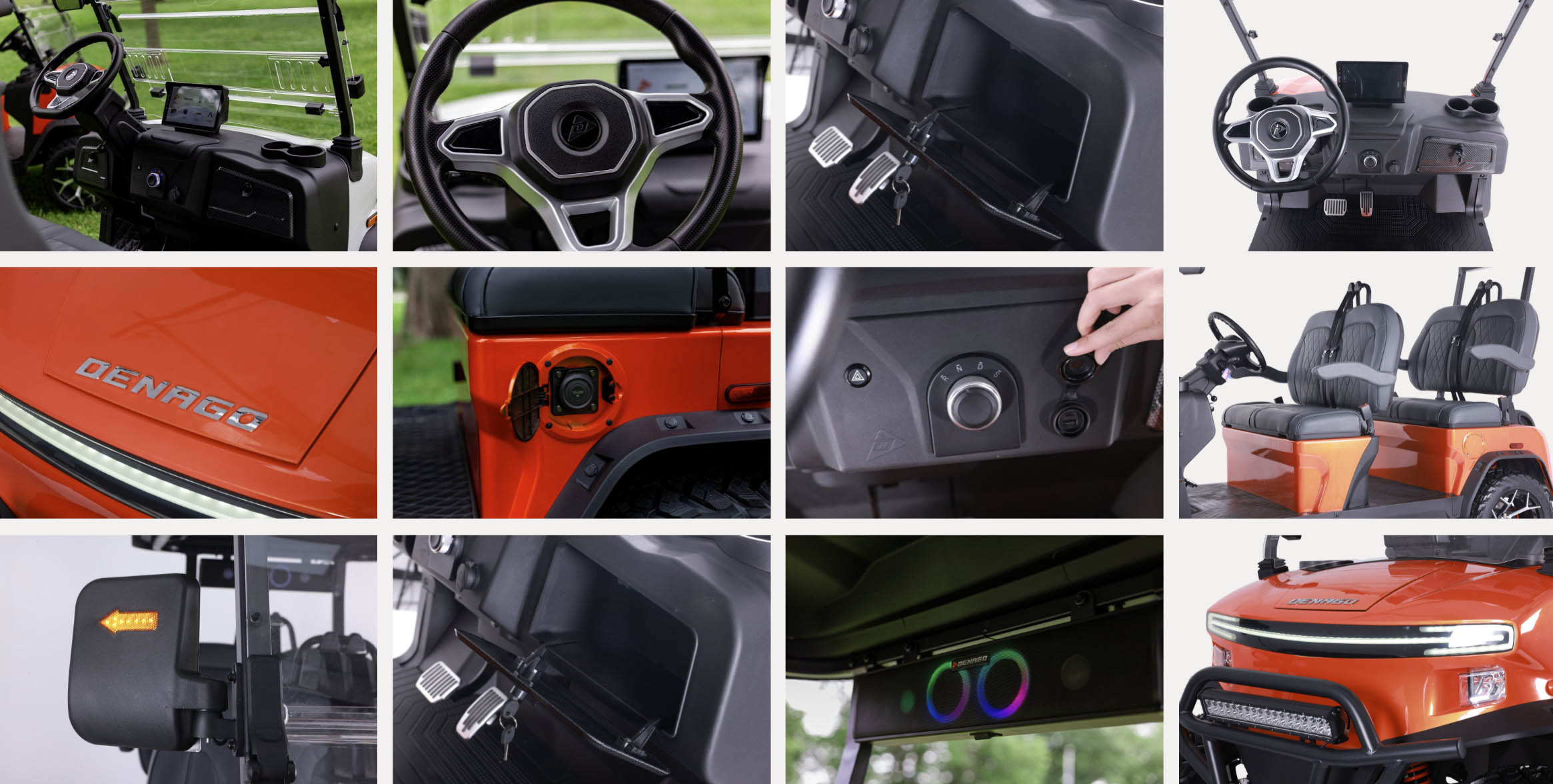 Denago Golf Cart Features